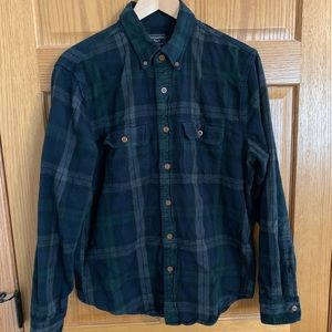 Abercrombie & Fitch Mens Size L Plaid Flannel